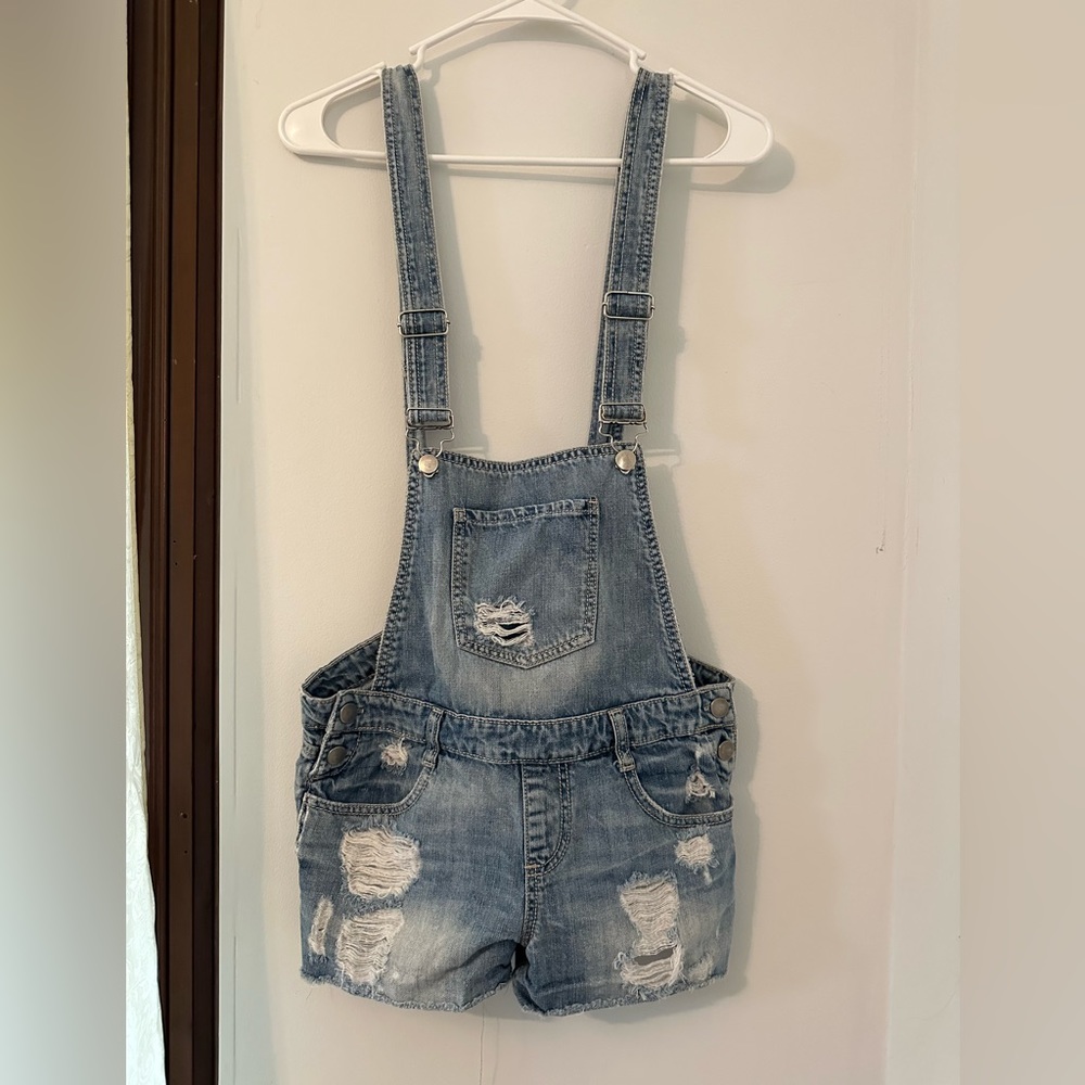 Jean Short Overalls